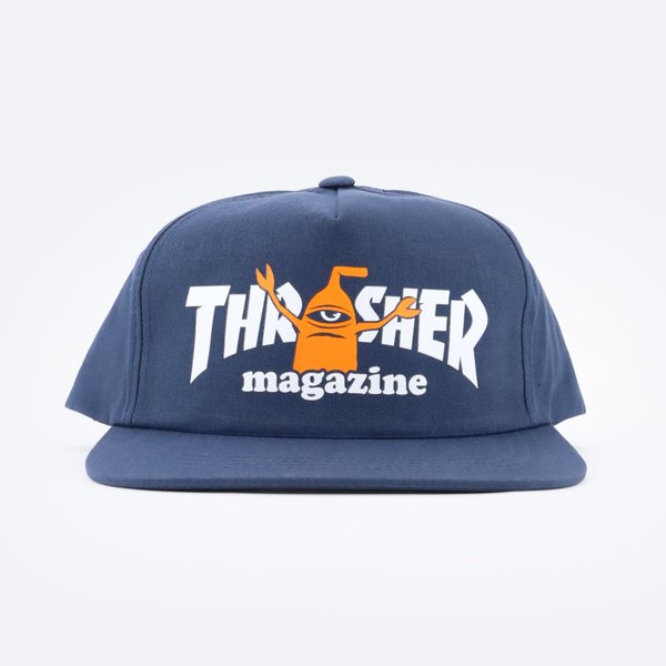 Кепка Thrasher x Toy Machine Sect Snapback (navy) артикул: - купить в магазине Дайс
