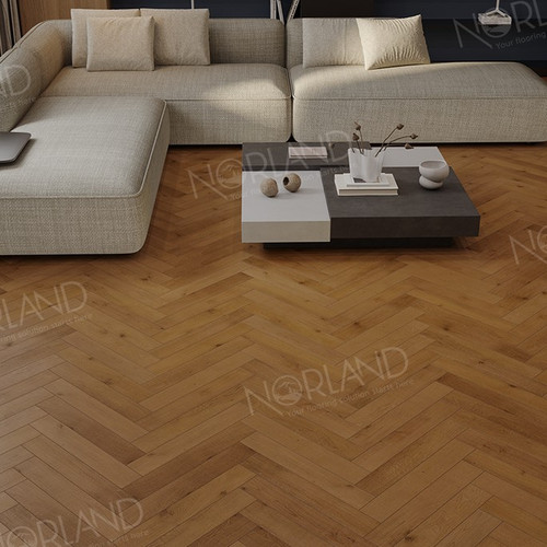 Ламинат Norland Елка Элегантная Сила (Herringbone Elegant Strong) - Дуб Помона (LF304-13)