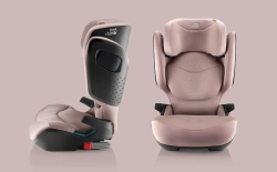 Автокресло 2/3 Britax Roemer KIDFIX PRO M i-SIZE Style Dusty Rose, от 3,5 до 12 лет, 15-36 кг (100 - 150 см), isofix, розовый