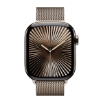 Умные часы Apple Watch Series 10 GPS + Cellular, 42mm, Natural Titanium Case with Milanese Loop, Natural