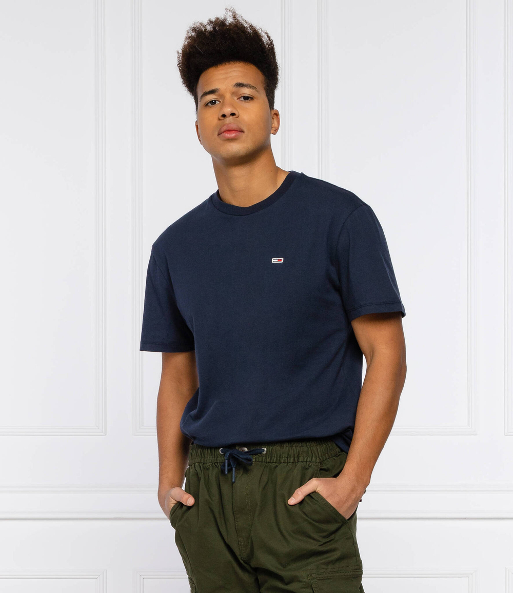 футболка tjm original jersey Tommy Jeans - темно-синий(DM0DM04411)