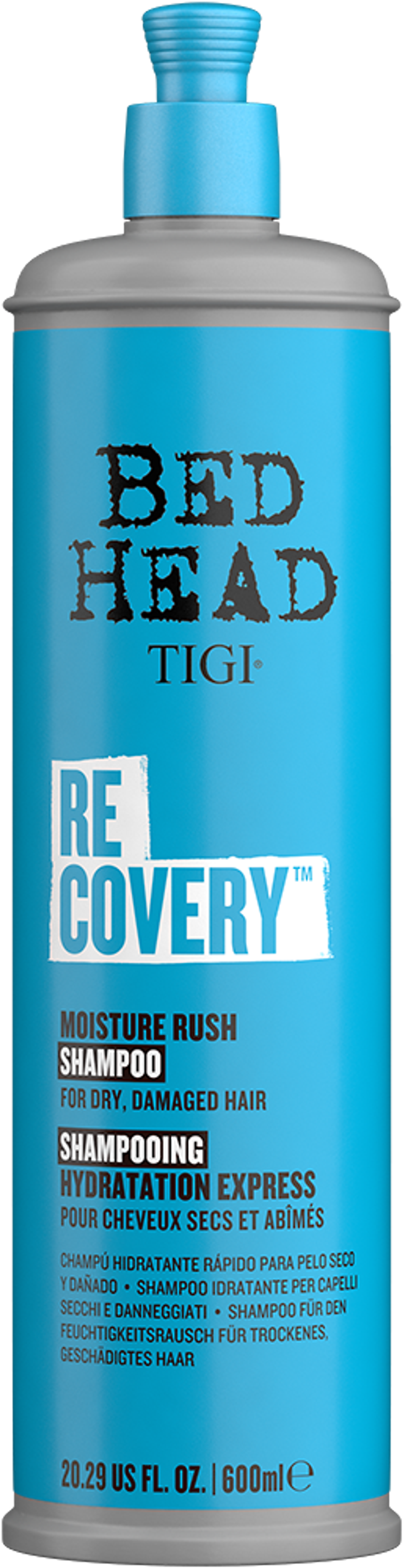 Шампунь увлажняющий для сухих и поврежденных волос TIGI Bed Head ReCovery Moisture Rush Shampoo 600 мл
