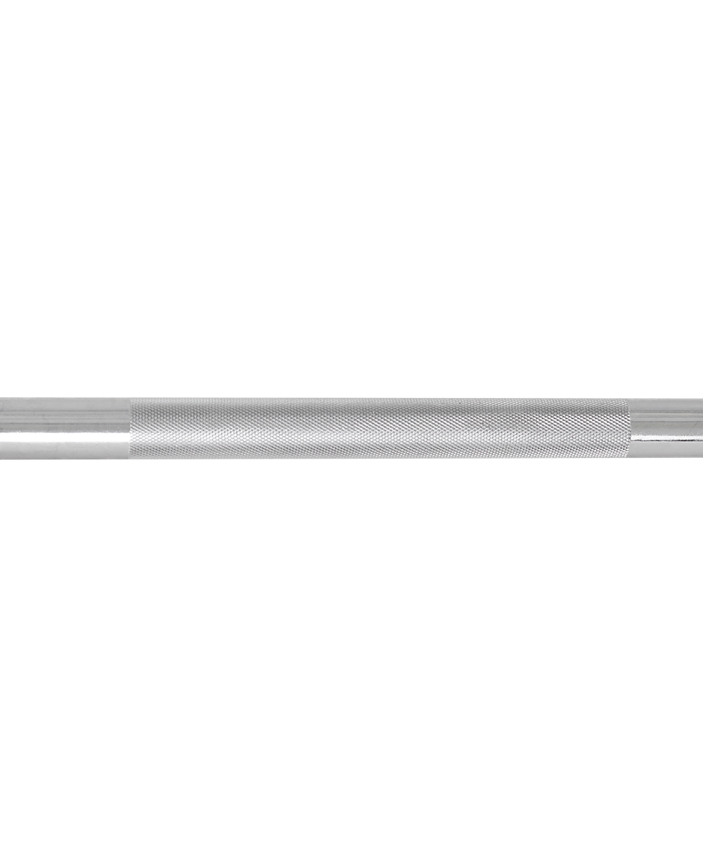 Гриф для штанги BB-103 прямой, d=25 мм, металл, с металлическими замками, хром, 120 см