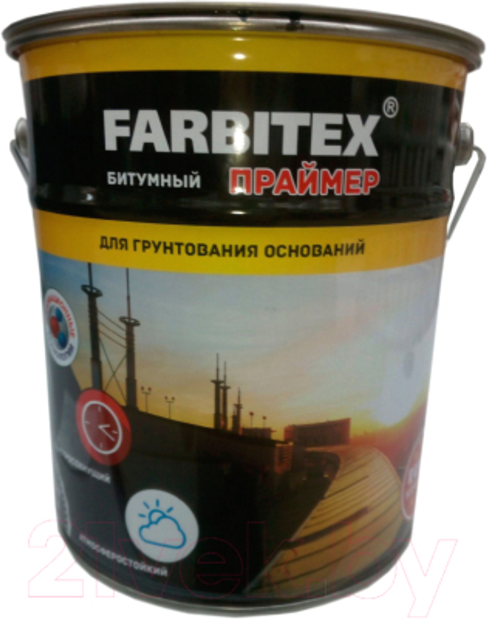 ПРАЙМЕР FARBITEX БИТУМНЫЙ ДЛЯ ГРУНТОВАНИЯ ОСНОВАНИЯ 16КГ