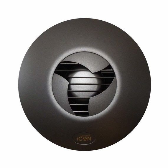 Вентилятор накладной Airflow iCON ECO 15 Black Matte