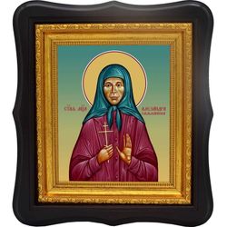 Александра Смольянинова мученица. Икона на холсте.