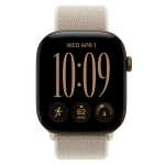 Умные часы Apple Watch Series 12 GPS, 46mm, Dark Bronze Aluminum Case with Limestone Sport Loop