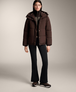 OYSHO Брюки-клеш Super Extra Warm с высокой посадкой, черный