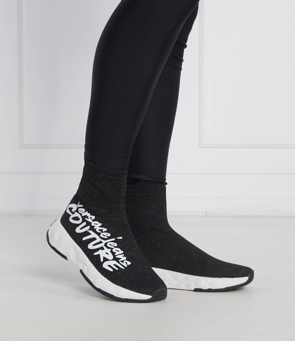 кроссовки Versace Jeans Couture - черный(73VA3SB5ZS417)