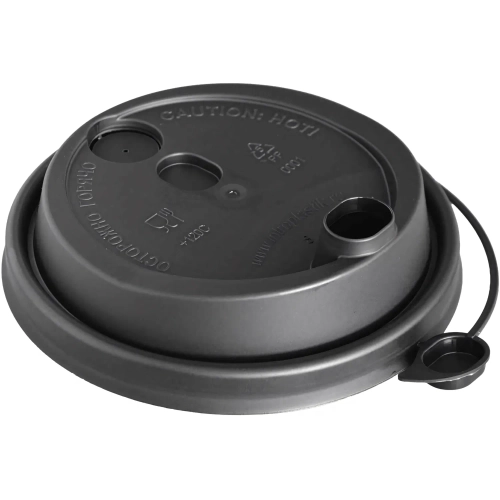 Крышка д/стакана, d-90мм, FLIP-TOP, ПП черная 1000шт/кор