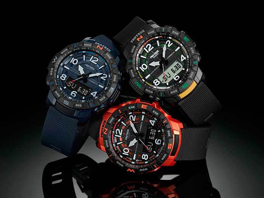 Японские наручные часы Casio Pro Trek PRT-B50-4ER