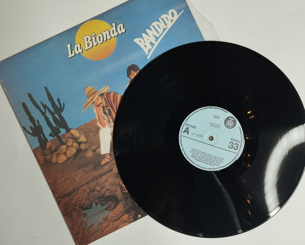 Винтажная виниловая пластинка LP La Bionda Bandido (Югославия 1979)