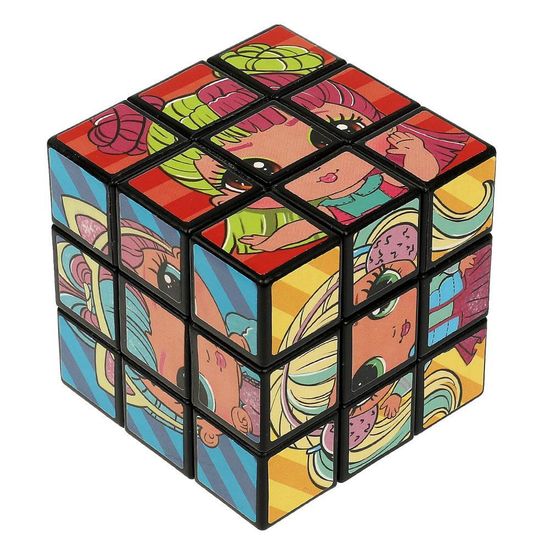 Логическая игра кубик 3х3, куклы, блист.11*17*9см ИГРАЕМ ВМЕСТЕ