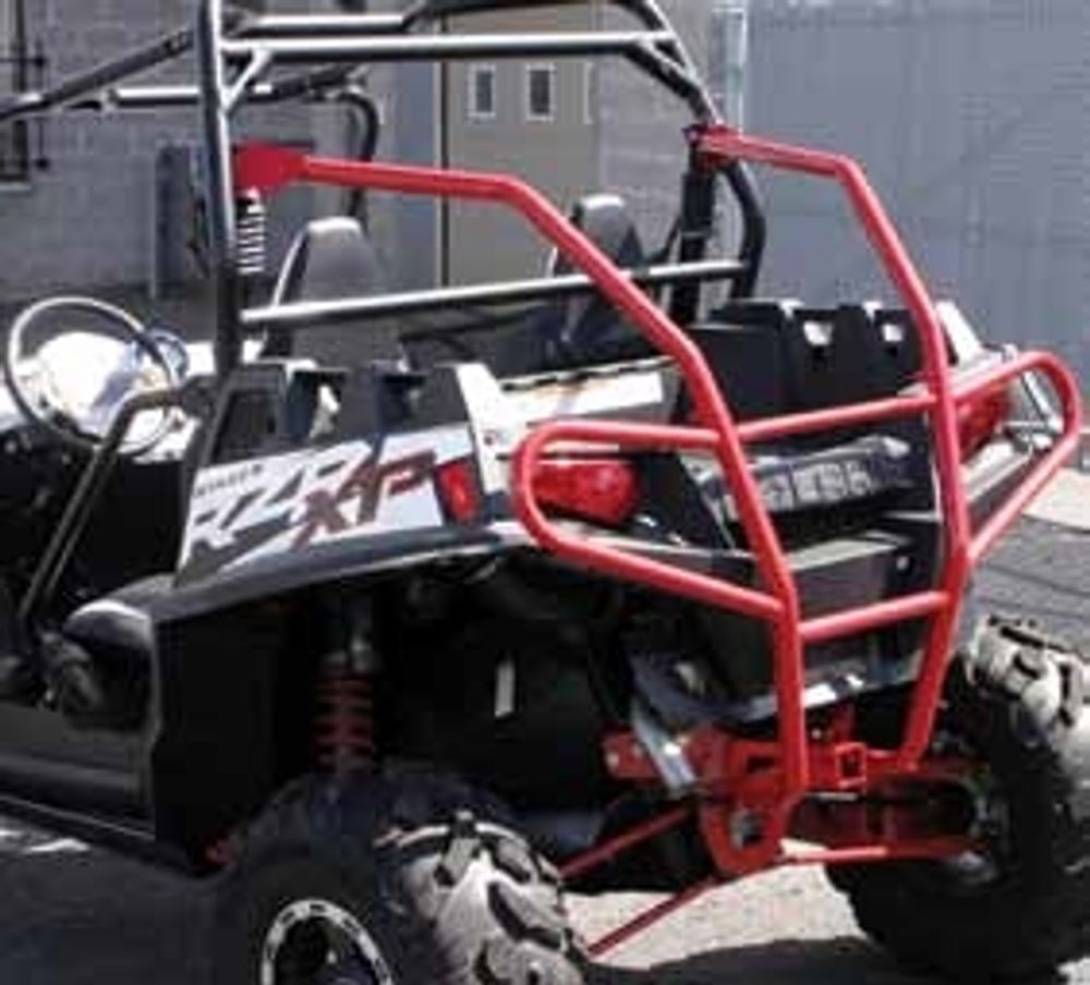 Бампер для квадроцикла Polaris RZR900 + ресивер на 2"  "Quadrax" Elite усиленный, задний