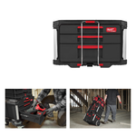 Ящик с 2 и 1 выдвижными отсеками Drawer Tool Box PACKOUT Milwaukee 4932493190