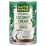 Native Forest, органические кокосовые сливки, простой, неподслащенный, 398 мл (13,5 жидк. унции)