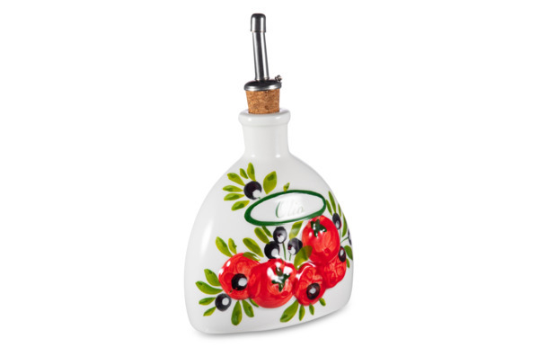 Бутылка для масла 13см Edelweiss Томаты и оливки