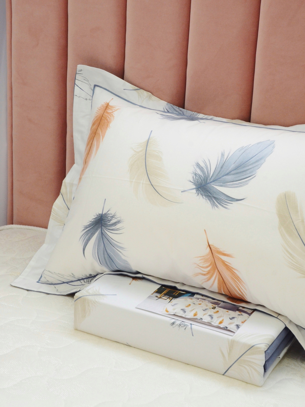 Постельное белье Feathers Turquoise