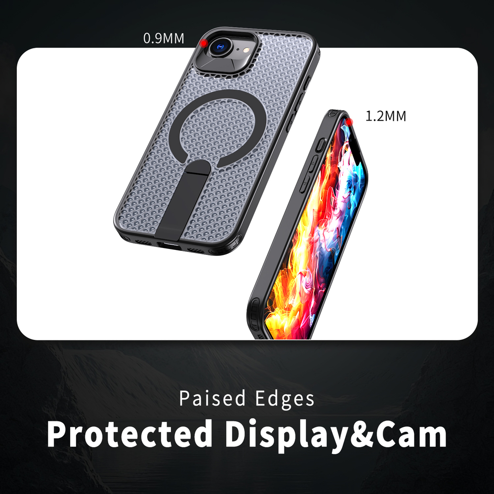 Прозрачный чехол Mesh Pro Magnetic Case для iPhone 16e