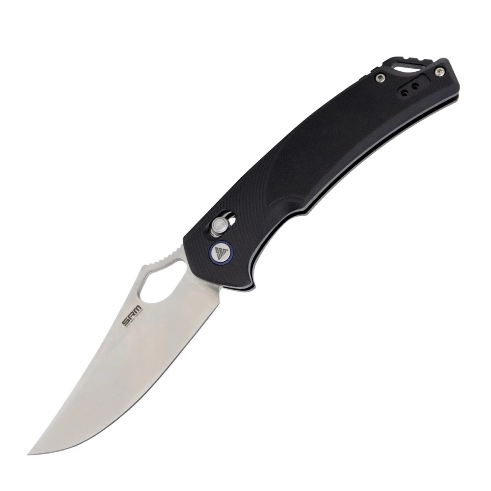 Нож складной SRM 9202 Retriever Satin (D2, Black G10)