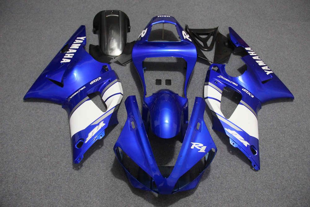 Комплект пластика для мотоцикла Yamaha YZF-R1 00-01 Сине-Белый