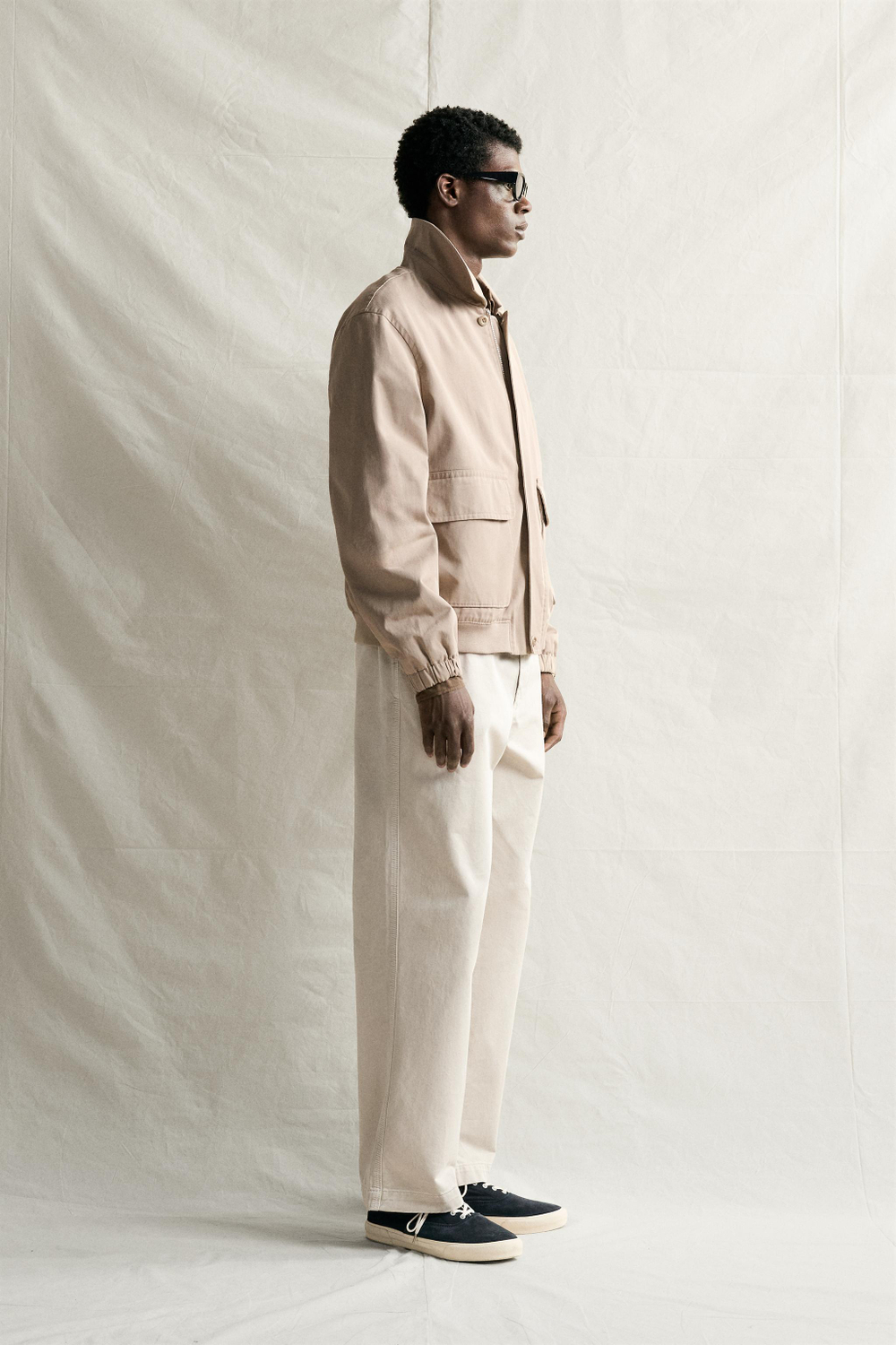 ХЛОПКОВАЯ КУРТКА КЛАССИЧЕСКОГО КРОЯ — ZARA · 3046/344