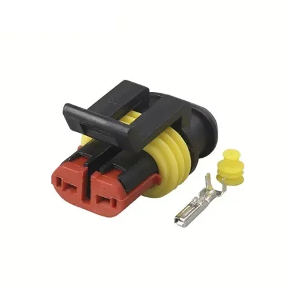 Комплект разъёмов AMP Superseal 1.5 2 Pin 282080-1 282104-1