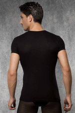 Мужская обтягивающая футболка в мелкий рубчик Doreanse Ribbed Modal (Размер: L) (Цвет: белый)