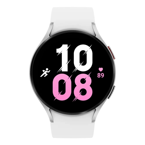 Умные часы Samsung Galaxy Watch 5 44mm Wi-Fi NFC, Silver/White (Серебристый/Белый)