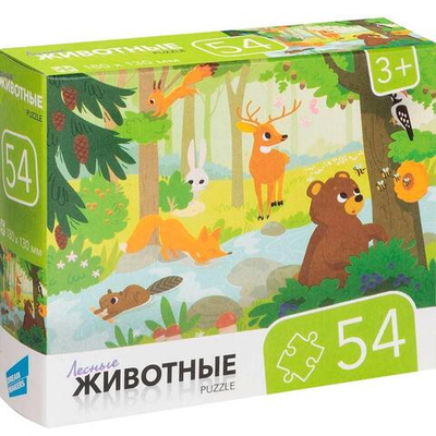 Пазл 54эл. "Животные" RI5404C (Dream Makers)