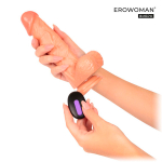 Телесный вибратор-реалистик 20,5см Bior Toys Erowoman ER-30101