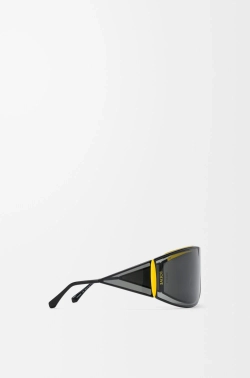 Loewe Солнцезащитные очки Speed ​​Mask, черный/желтый