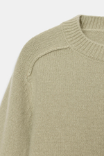 ОДНОТОННЫЙ СВИТЕР ИЗ 100% ШЕРСТИ — ZARA