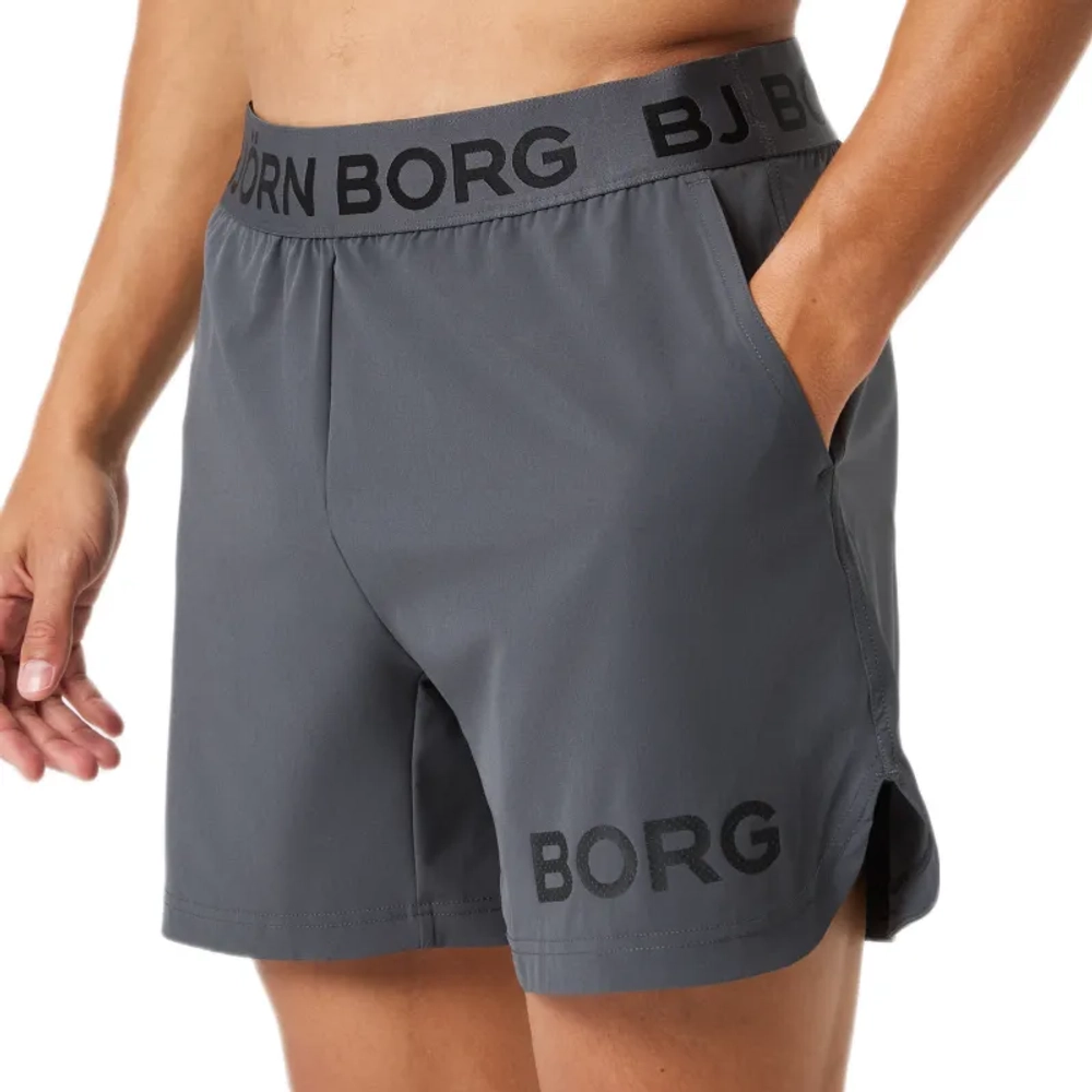 Мужские теннисные шорты Björn Borg Short - asphalt