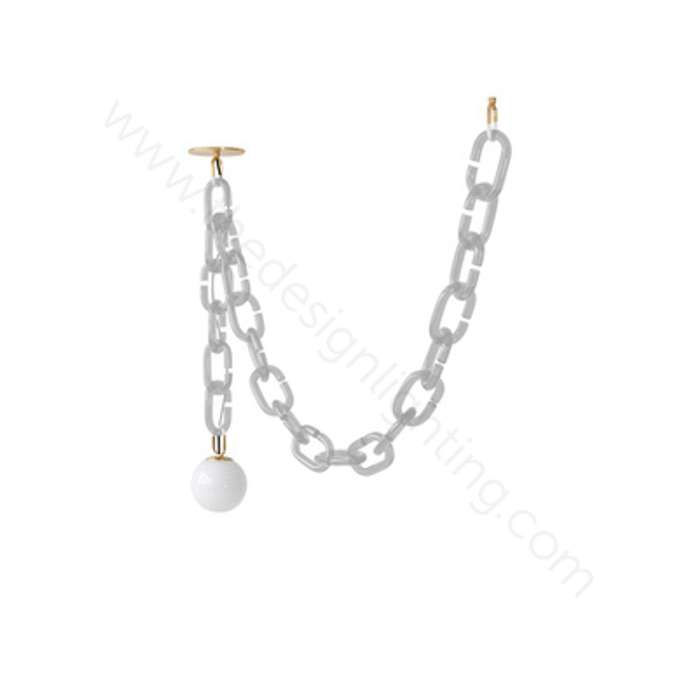 Pendant design lamp  Cerine Swagged Pendant by Trueing Studio (White)