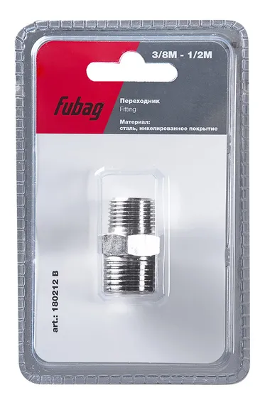 Переходник Fubag 3/8"M-1/2"M в блистере