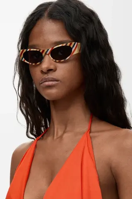 Loewe Солнцезащитные очки Flash Slim Cat-EyeLo, бежевый