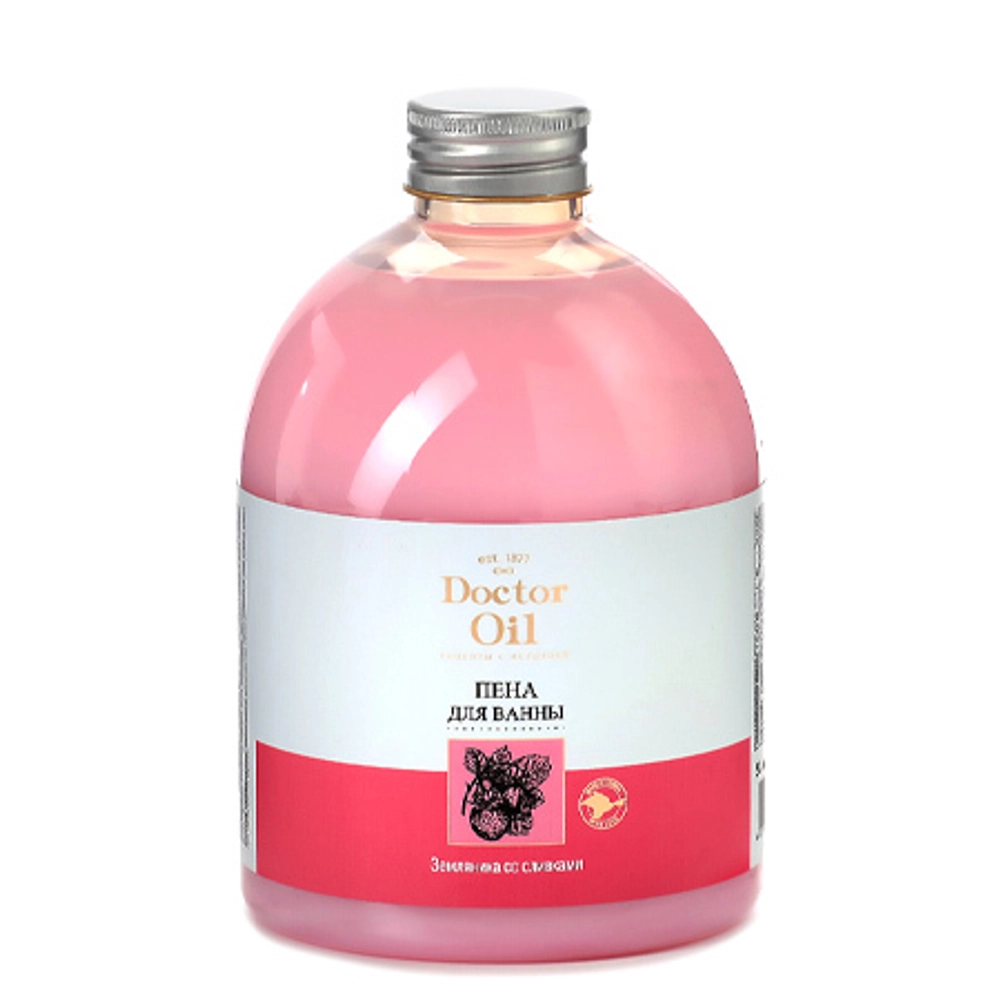 Пена для ванны Земляника со сливками ТМ Doctor Oil (Доктор Оил)