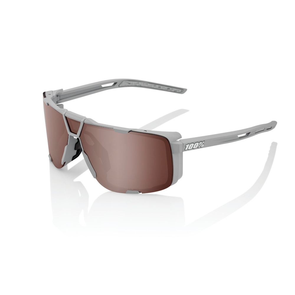 Спортивные очки 100% Eastcraft / Soft Tact Stone Grey / HiPER Crimson Silver Mirror Lens