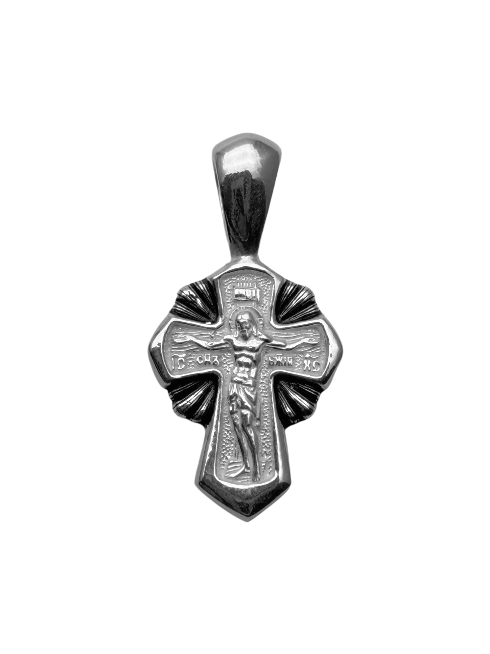 Крест из серебра/Чернение