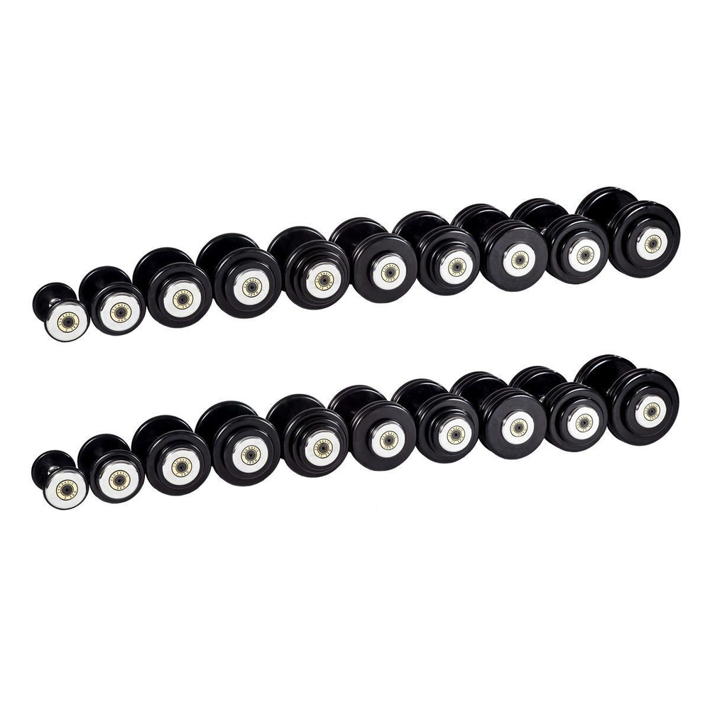 Гантельный ряд BASIC (шаг 2,5 кг, 10 пар) PROFI-FIT 2,5-25 кг*