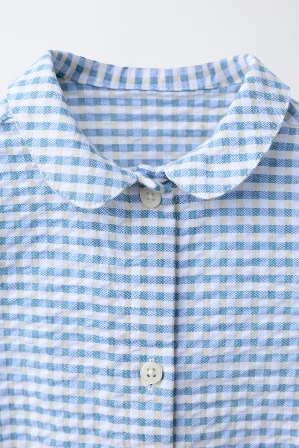 ZARA БОДИ В КЛЕТКУ ВИШИ, СИНИЙ