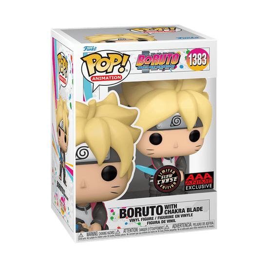 Фигурка Funko POP! Animation Boruto Boruto w/ Chakra Blade (GW) Chase (Exc) (1383) — коробка Chase