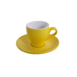 Кофейная пара 100 мл желтая матовая d 6,4 см h6,2 см Barista (Бариста) P.L. Proff Cuisine [6]