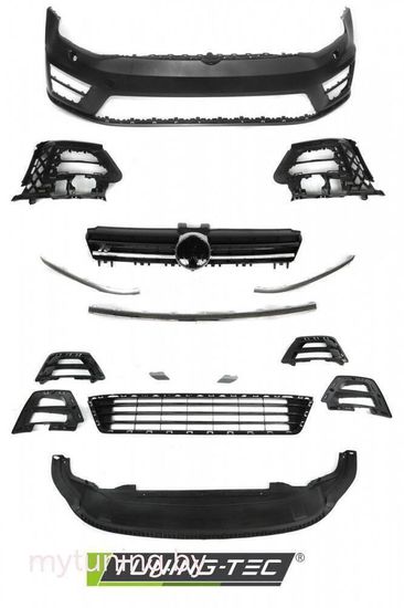 Бампер передний R LOOK для Volkswgen Golf 7(VII)