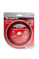 Диск алмазный, отрезной сплошной, 150 х 22.2 мм, мокрая резка Matrix Professional — фото 5
