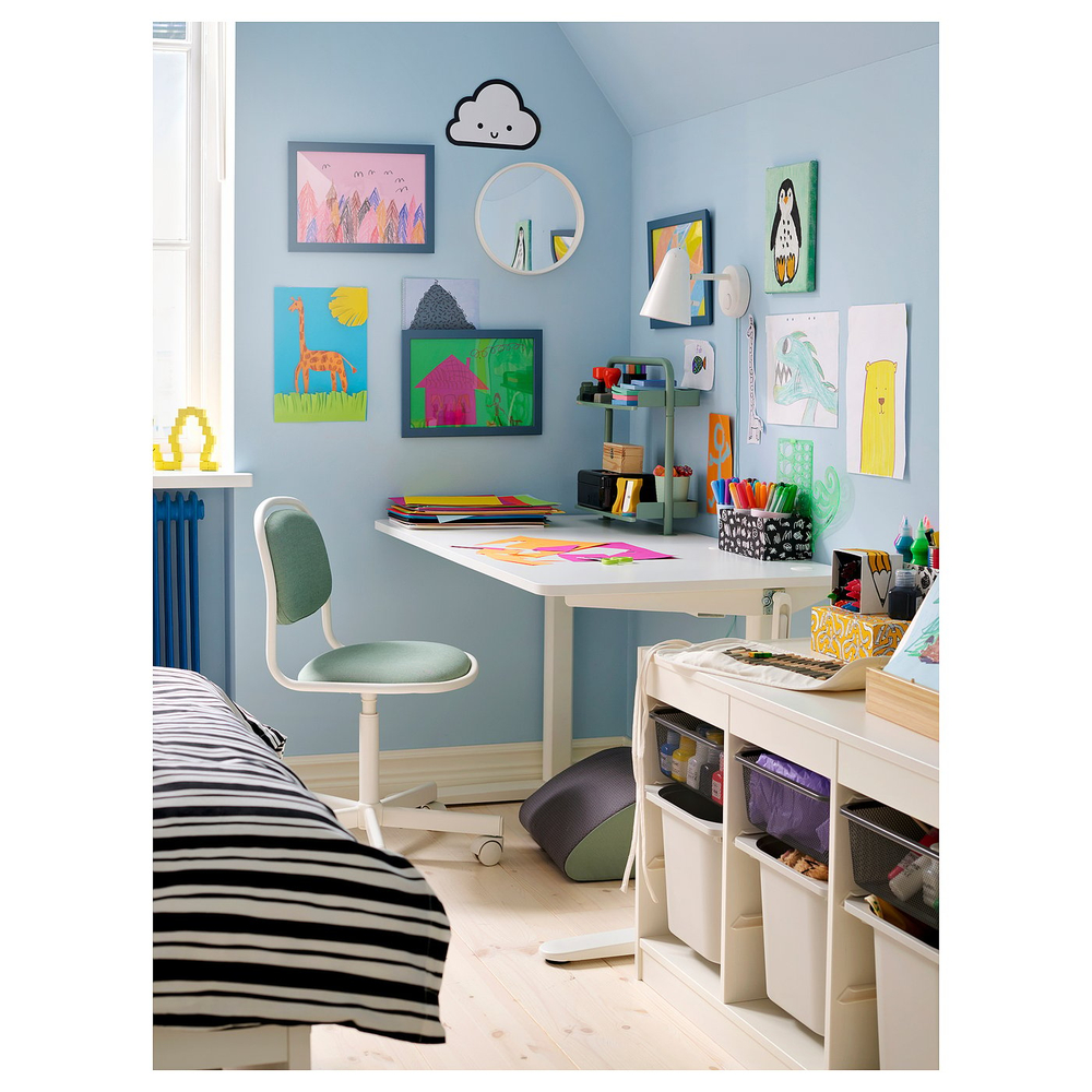 IKEA FISKBO  (ИКЕА ФИСКБО)  -  Рамка - тёмный серо-синий 21x30 см
