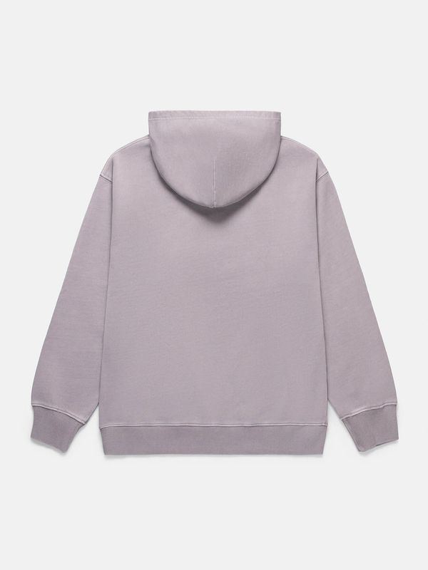 Худи «Y» Garment Dyed сливовое - фото 2