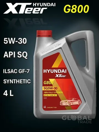 Масло моторное синт. HYUNDAI  XTeer TOP C3 5W30, 4 л 1041105