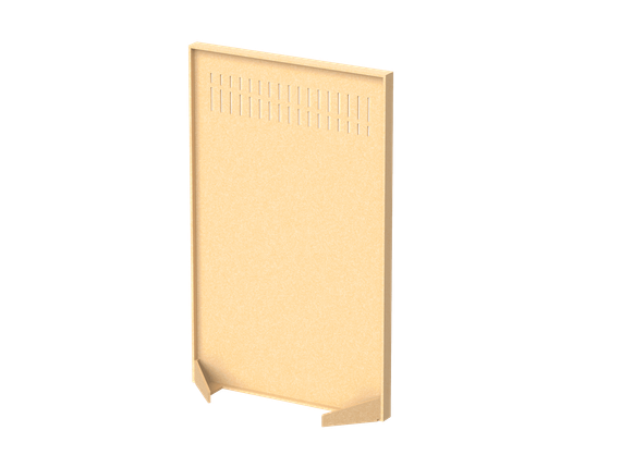 Перегородка с декором "Диаграмма роста" 120х40х140